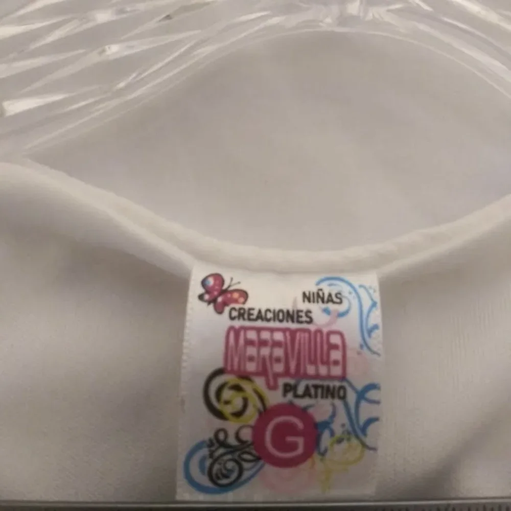 Creaciones Maravilla Platin girls size (8) red and white dress
